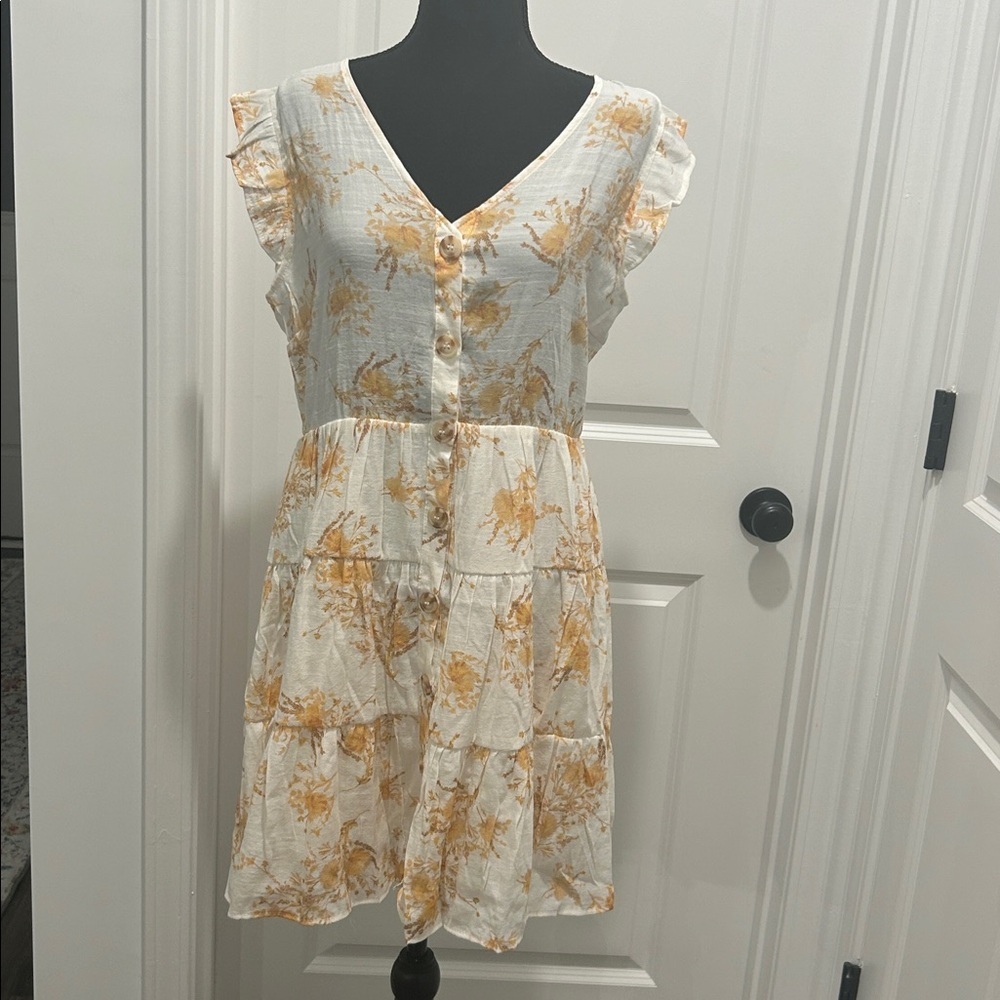 Floral Sundress Size Large E & M brand